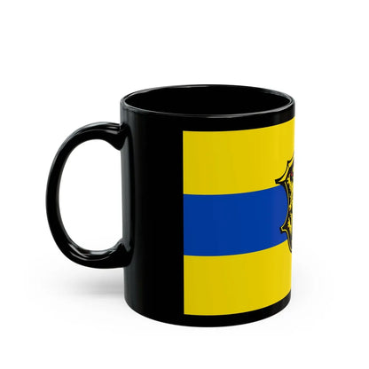 Flag of Neustadt an der Waldnaab Germany - Black Coffee Mug-Go Mug Yourself