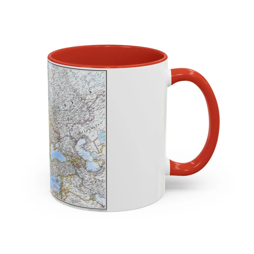 Europe (2004) (Map) Accent Coffee Mug-Go Mug Yourself