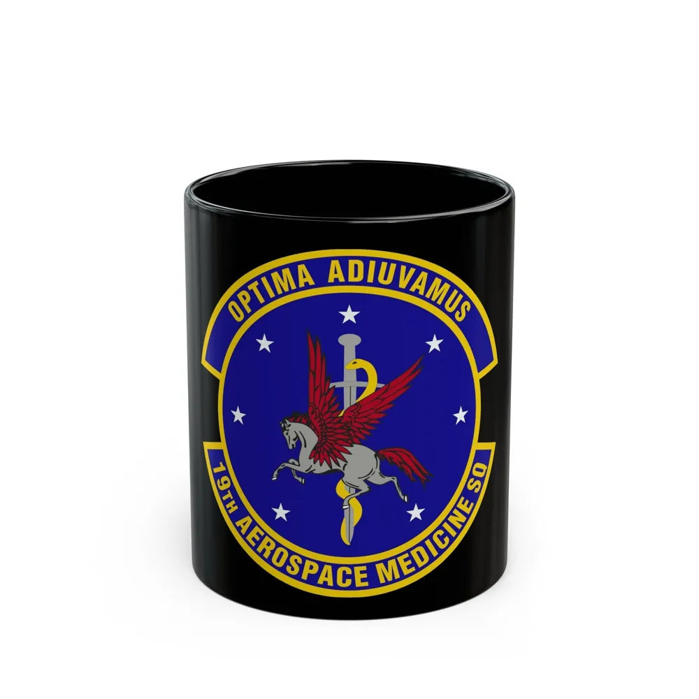 19th Aerospace Medicine Squadron (U.S. Air Force) Black Coffee Mug-11oz-Go Mug Yourself