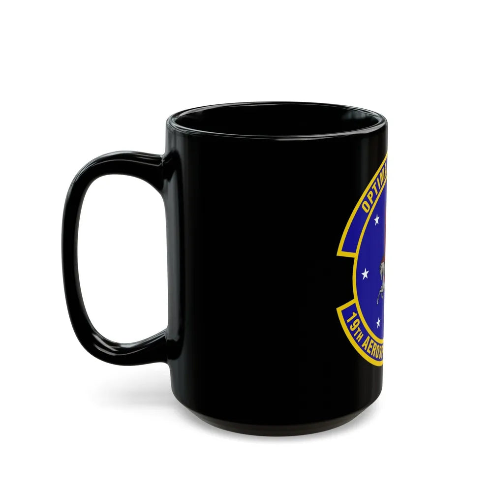 19th Aerospace Medicine Squadron (U.S. Air Force) Black Coffee Mug-Go Mug Yourself