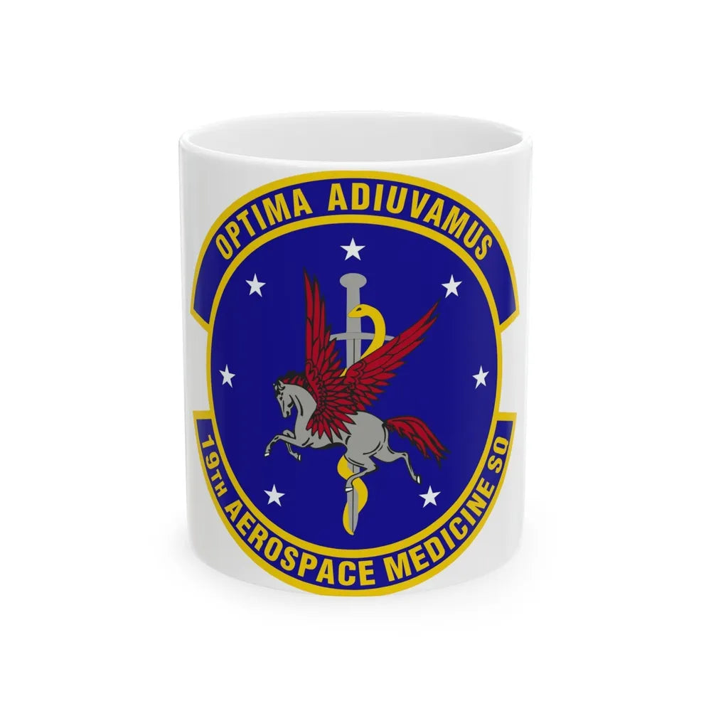 19th Aerospace Medicine Squadron (U.S. Air Force) White Coffee Mug-11oz-Go Mug Yourself