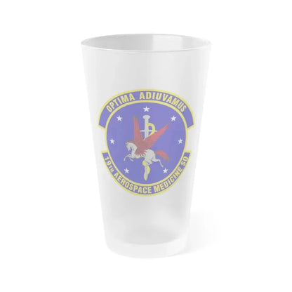 19th Aerospace Medicine Squadron (U.S. Air Force) Frosted Pint Glass 16oz 16oz Frosted - Go Mug Yourself