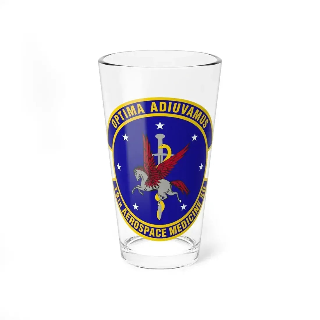 19th Aerospace Medicine Squadron (U.S. Air Force) Pint Glass 16oz - Go Mug Yourself