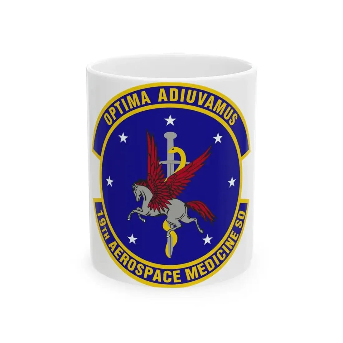 19th Aerospace Medicine Squadron (U.S. Air Force) White Coffee Mug 11oz - Go Mug Yourself