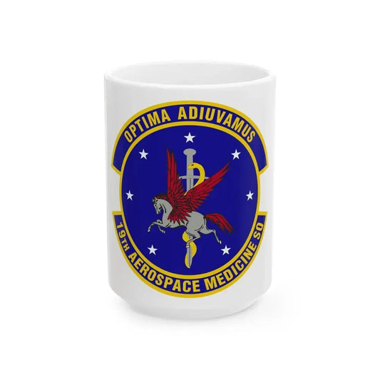 19th Aerospace Medicine Squadron (U.S. Air Force) White Coffee Mug 15oz - Go Mug Yourself