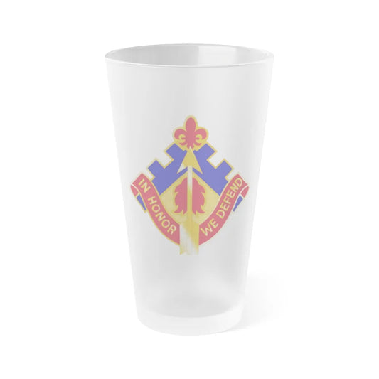 19th Air Defense Artillery Group (U.S. Army) Frosted Pint Glass 16oz-Go Mug Yourself