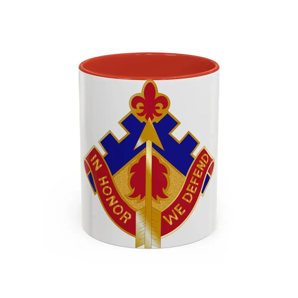 19th Air Defense Artillery Group (U.S. Army) Accent Coffee Mug 11oz Red - Go Mug Yourself