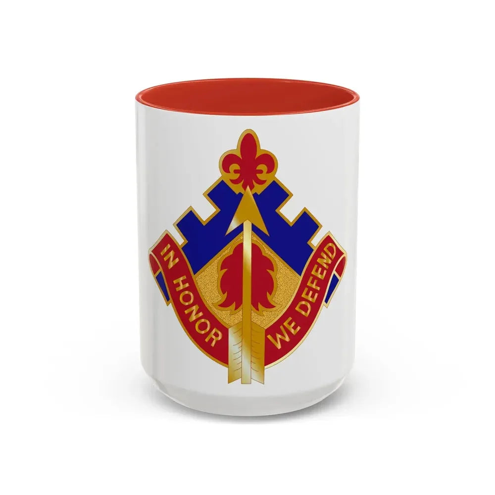 19th Air Defense Artillery Group (U.S. Army) Accent Coffee Mug 15oz Red - Go Mug Yourself