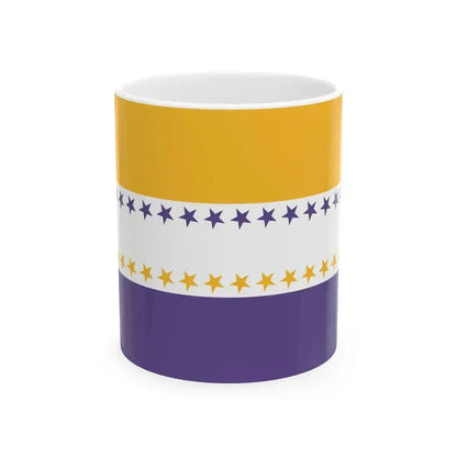 19th Amendment Victory Flag (United States) White Coffee Mug 11oz - Go Mug Yourself