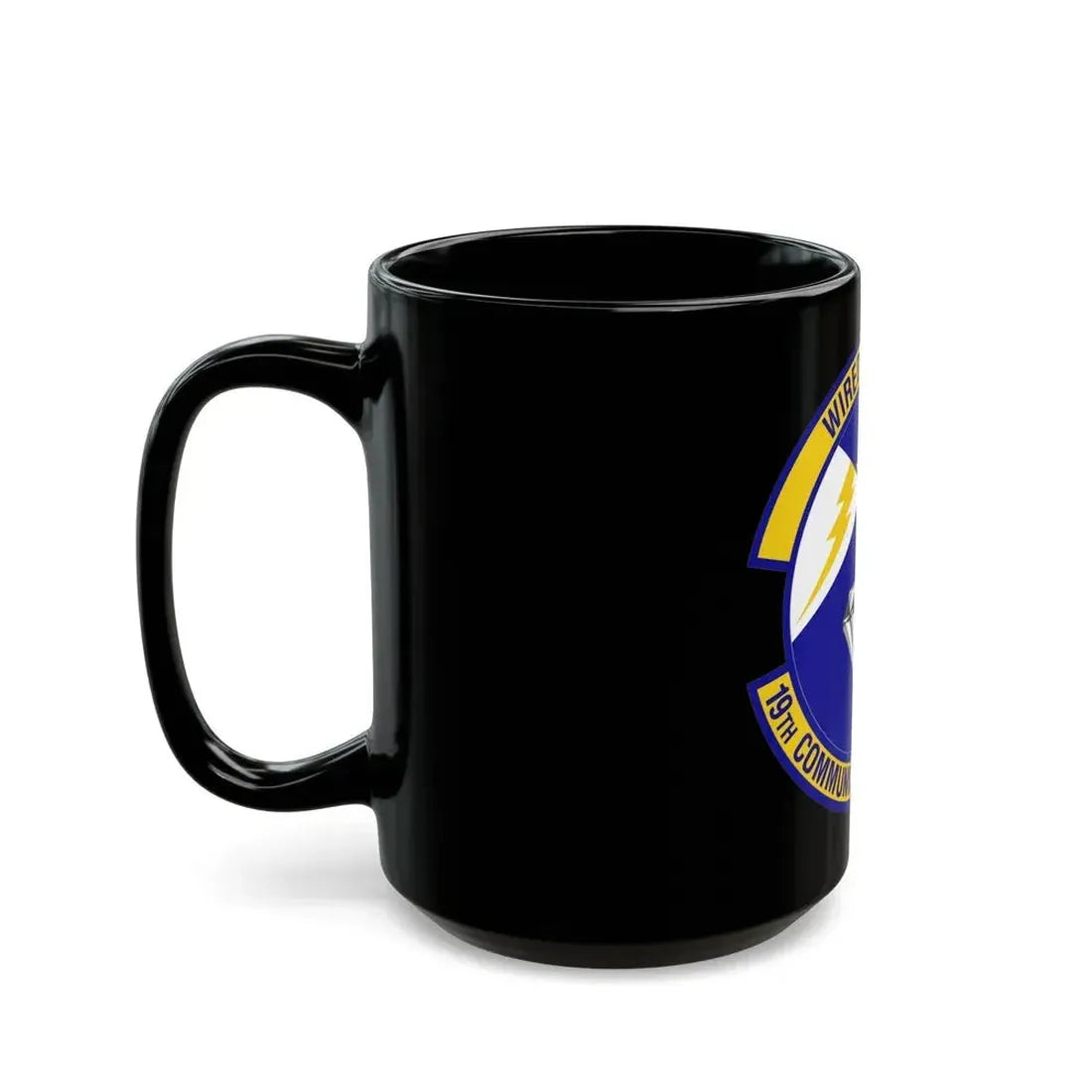 19th Communications Squadron (U.S. Air Force) Black Coffee Mug - Go Mug Yourself
