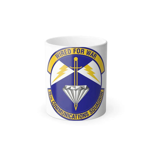 19th Communications Squadron (U.S. Air Force) Color Changing Coffee Mug 11oz - Go Mug Yourself