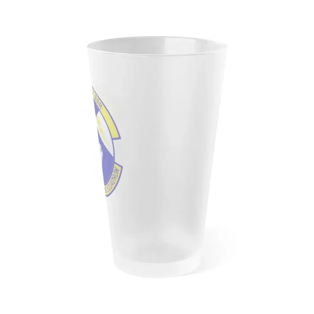 19th Communications Squadron (U.S. Air Force) Frosted Pint Glass 16oz - Go Mug Yourself