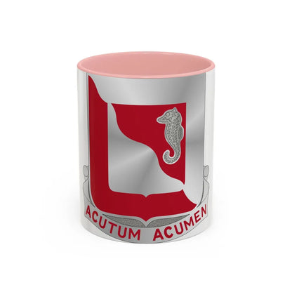 19th Engineer Battalion (U.S. Army) Accent Coffee Mug-11oz-Pink-Go Mug Yourself