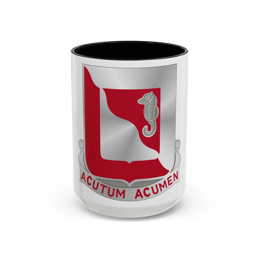 19th Engineer Battalion (U.S. Army) Accent Coffee Mug-15oz-Black-Go Mug Yourself