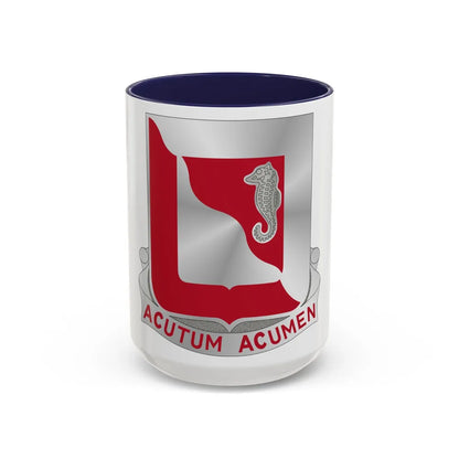 19th Engineer Battalion (U.S. Army) Accent Coffee Mug-15oz-Navy-Go Mug Yourself