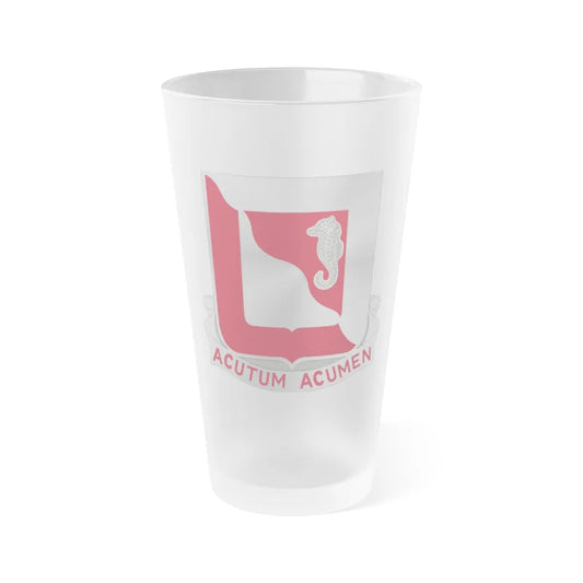 19th Engineer Battalion (U.S. Army) Frosted Pint Glass 16oz-Go Mug Yourself