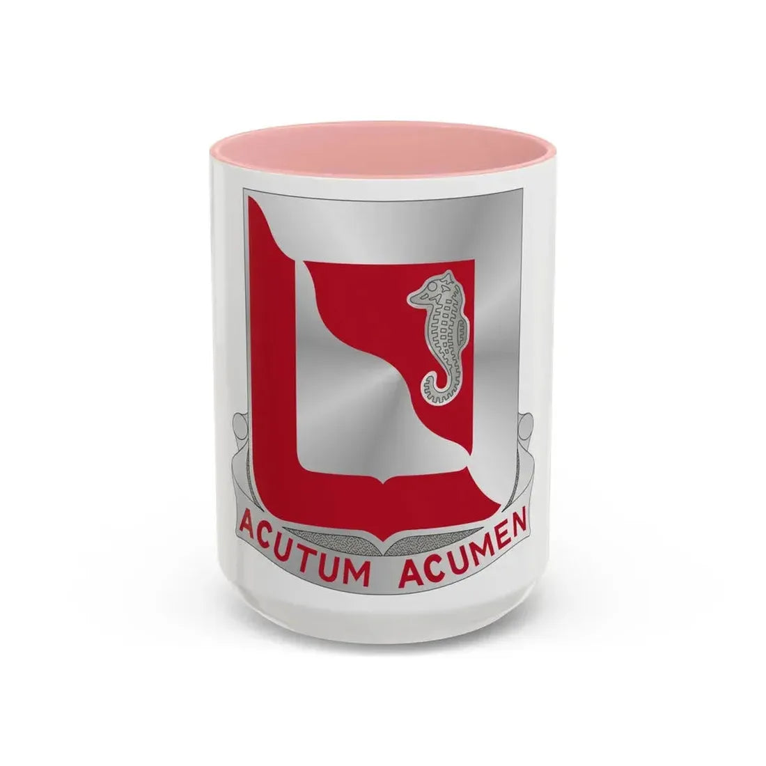 19th Engineer Battalion (U.S. Army) Accent Coffee Mug 15oz Pink - Go Mug Yourself