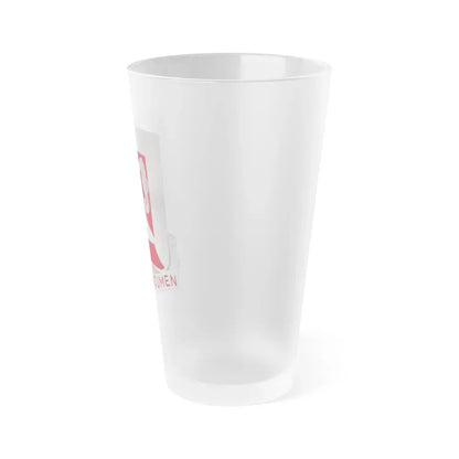 19th Engineer Battalion (U.S. Army) Frosted Pint Glass 16oz - Go Mug Yourself