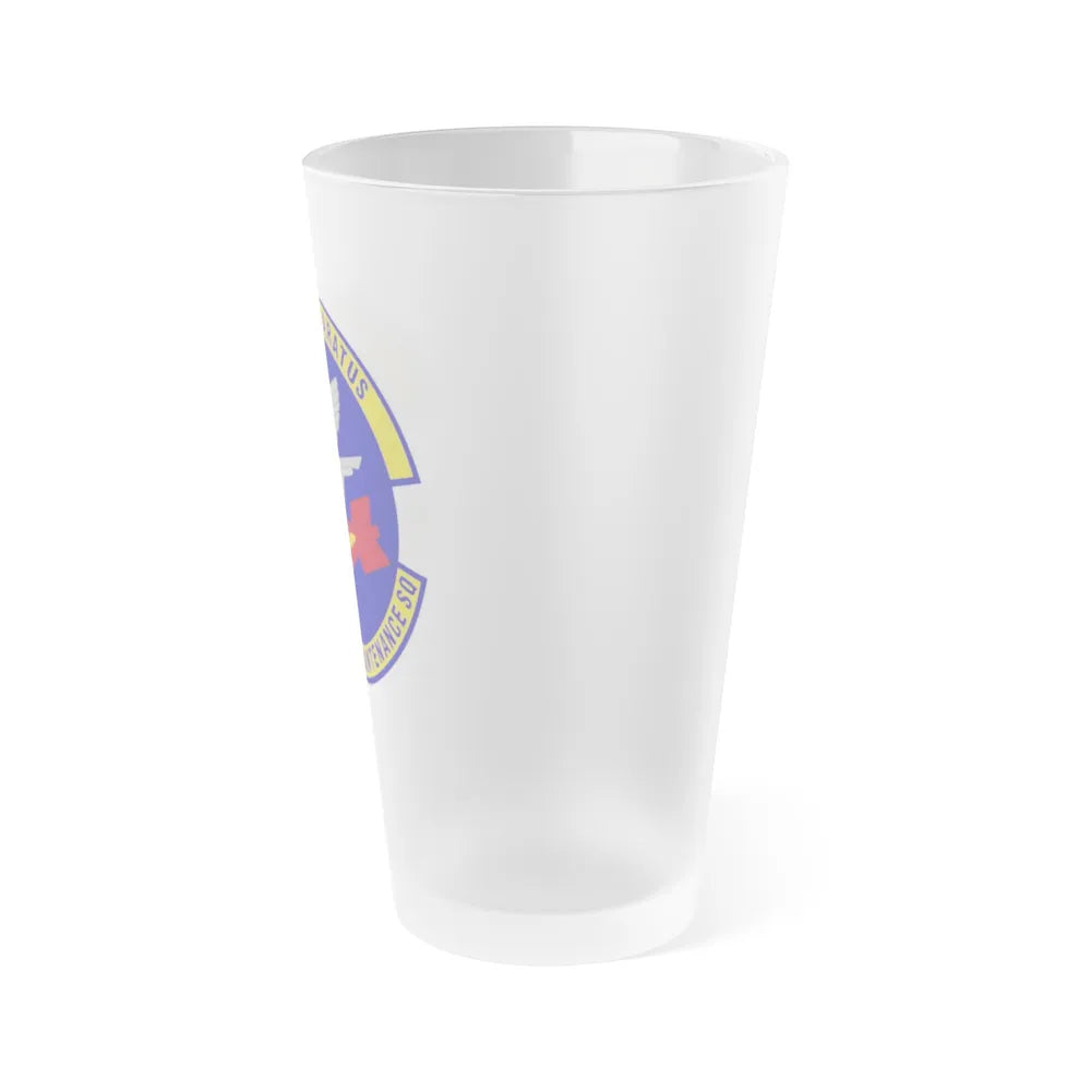 19th Equipment Maintenance Squadron (U.S. Air Force) Frosted Pint Glass 16oz-Go Mug Yourself