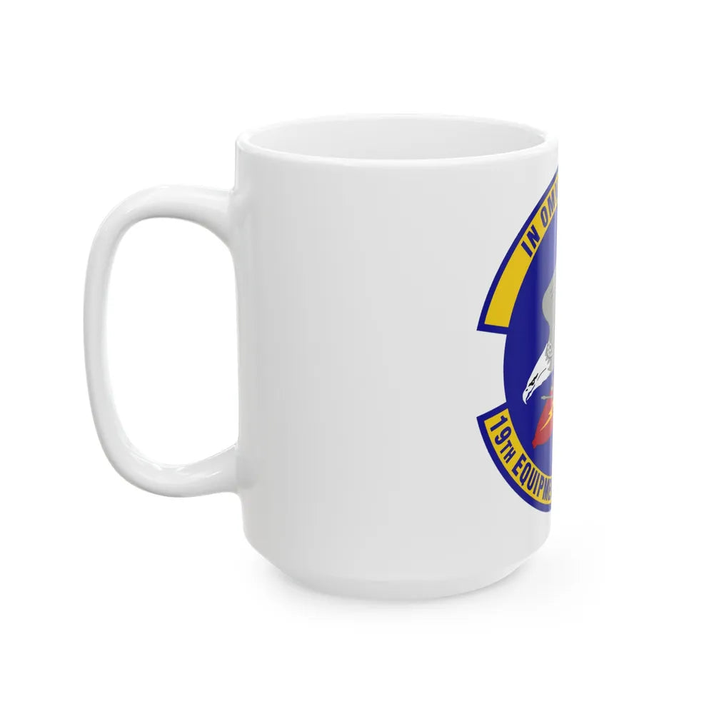 19th Equipment Maintenance Squadron (U.S. Air Force) White Coffee Mug-Go Mug Yourself