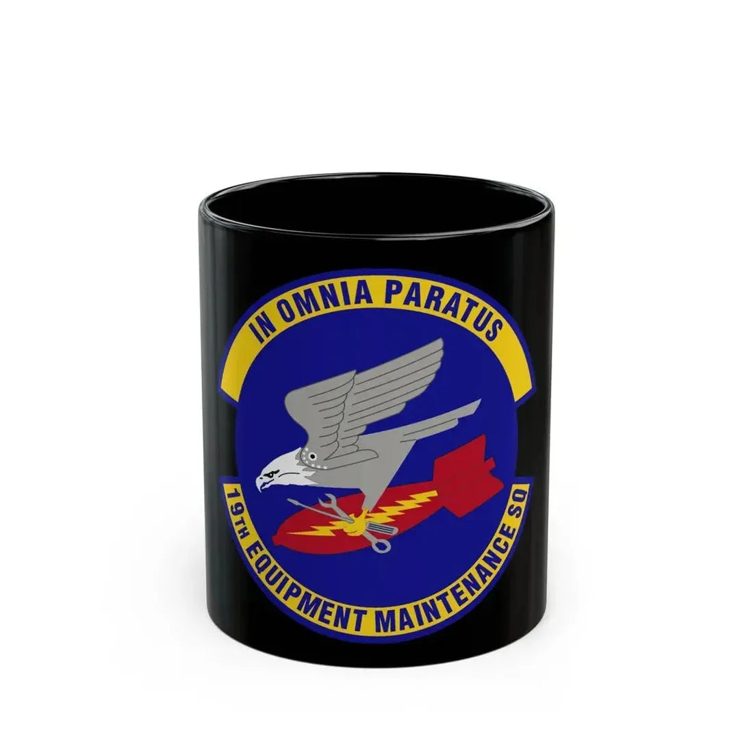 19th Equipment Maintenance Squadron (U.S. Air Force) Black Coffee Mug 11oz - Go Mug Yourself