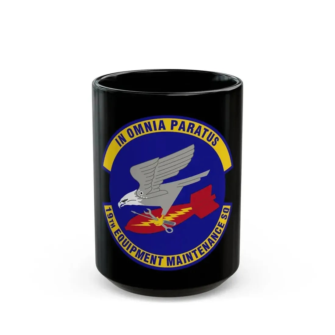 19th Equipment Maintenance Squadron (U.S. Air Force) Black Coffee Mug 15oz - Go Mug Yourself