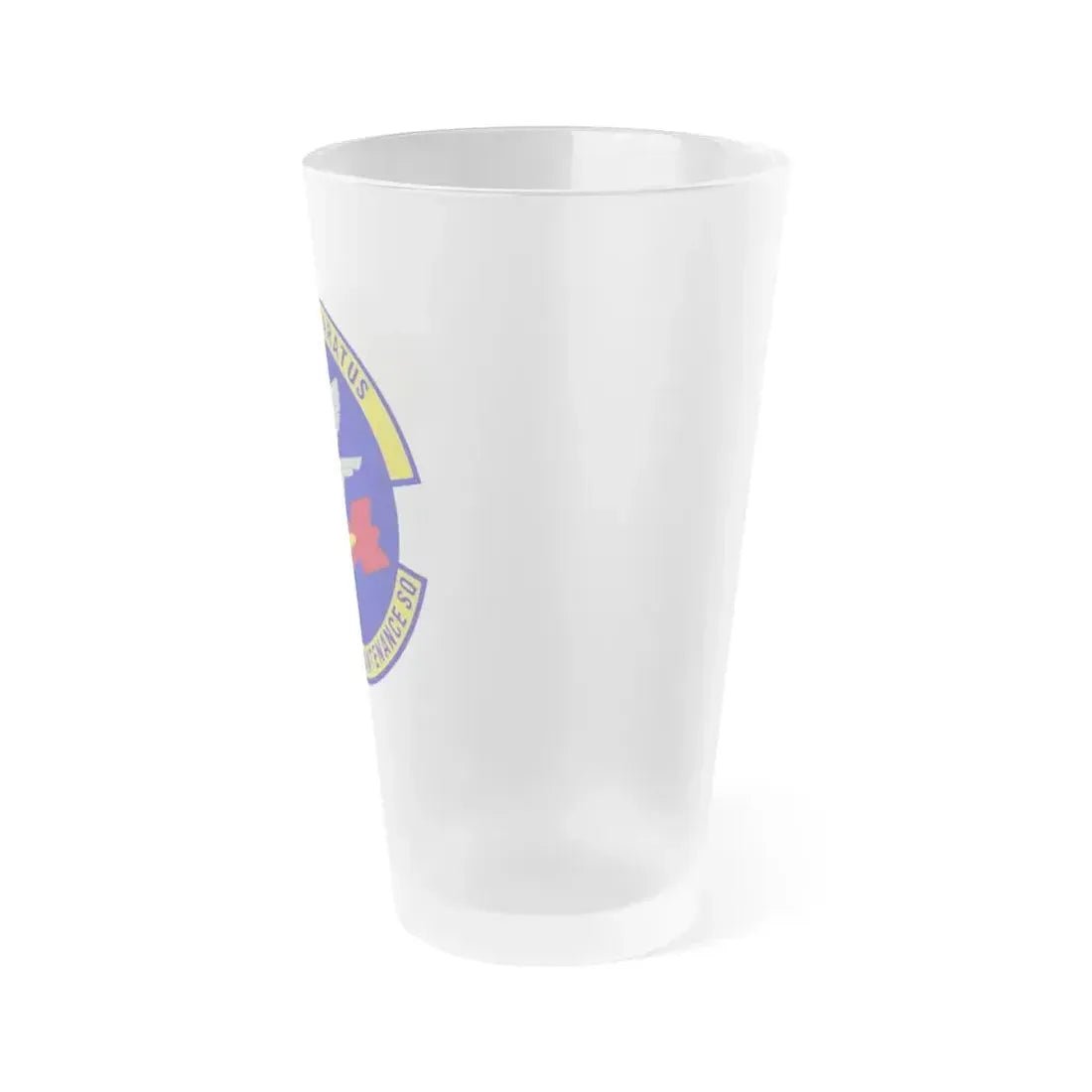 19th Equipment Maintenance Squadron (U.S. Air Force) Frosted Pint Glass 16oz - Go Mug Yourself