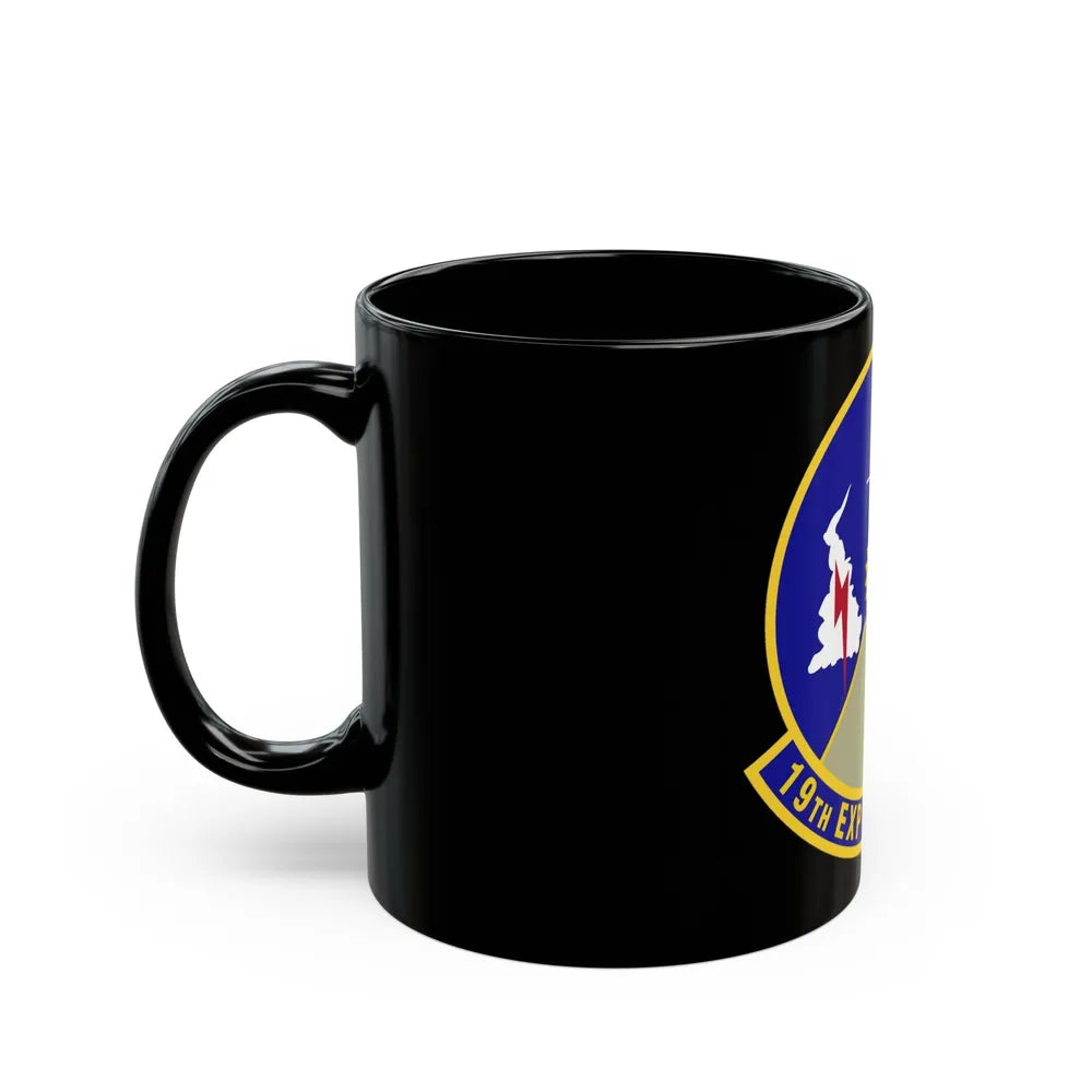 19th Expeditionary Weather Squadron (U.S. Air Force) Black Coffee Mug-Go Mug Yourself