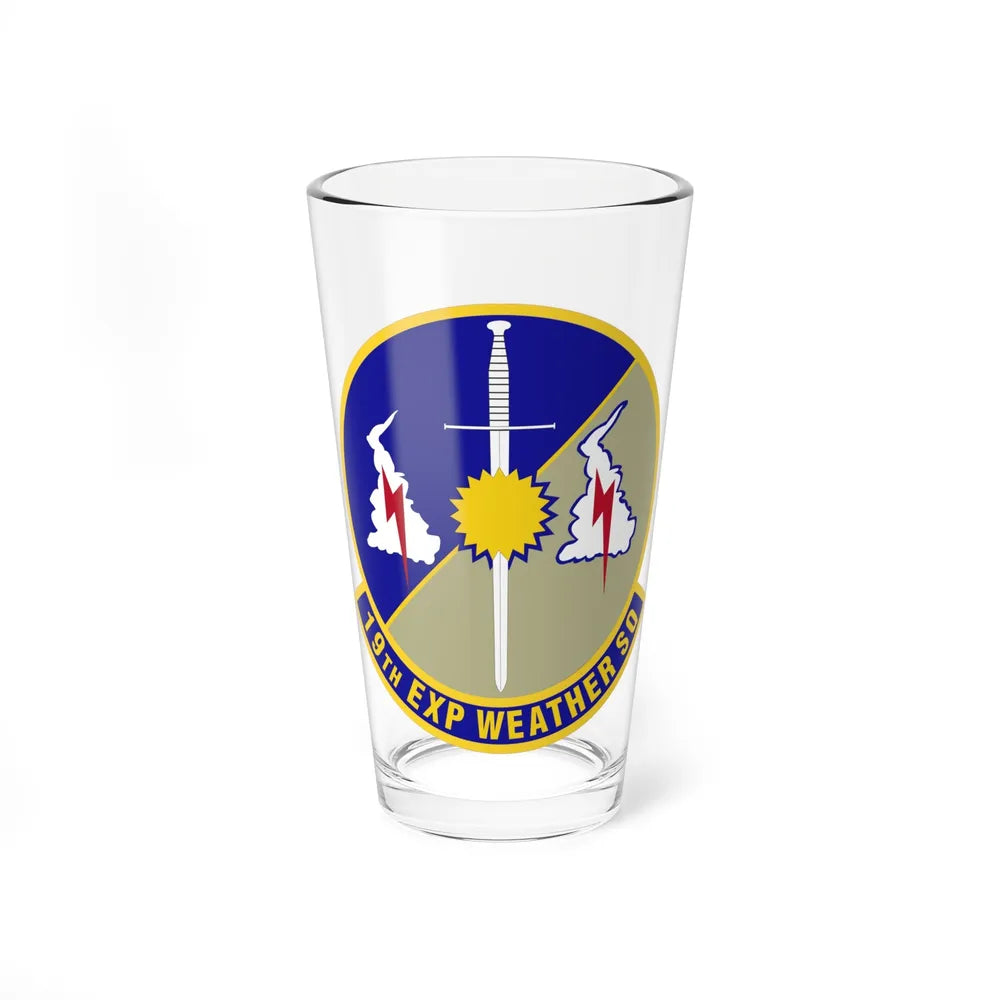 19th Expeditionary Weather Squadron (U.S. Air Force) Pint Glass 16oz-16oz-Go Mug Yourself