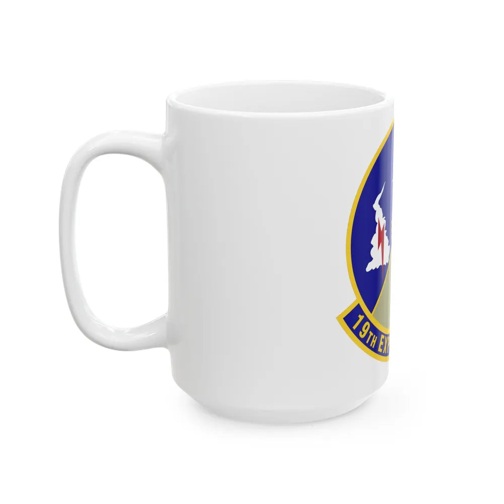 19th Expeditionary Weather Squadron (U.S. Air Force) White Coffee Mug-Go Mug Yourself