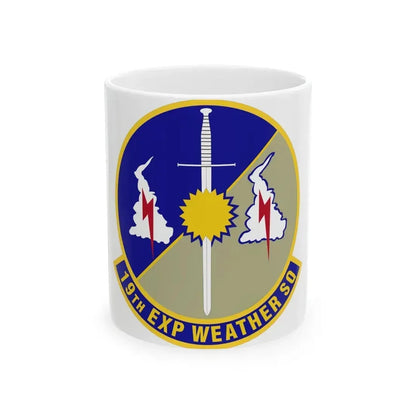 19th Expeditionary Weather Squadron (U.S. Air Force) White Coffee Mug 11oz - Go Mug Yourself