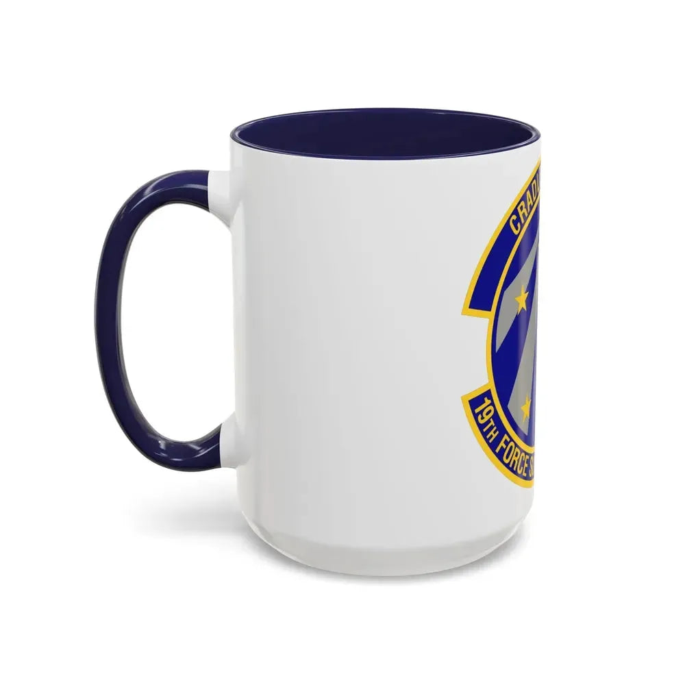 19th Force Support Squadron (U.S. Air Force) Accent Coffee Mug - Go Mug Yourself