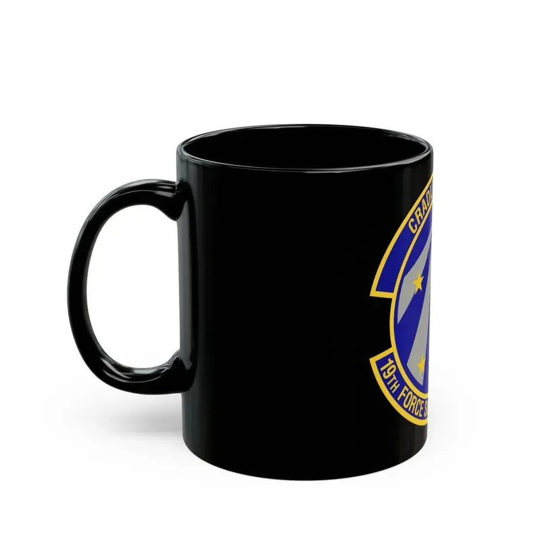 19th Force Support Squadron (U.S. Air Force) Black Coffee Mug - Go Mug Yourself