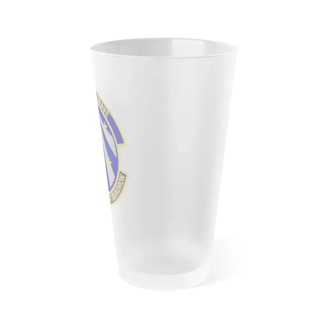 19th Force Support Squadron (U.S. Air Force) Frosted Pint Glass 16oz - Go Mug Yourself
