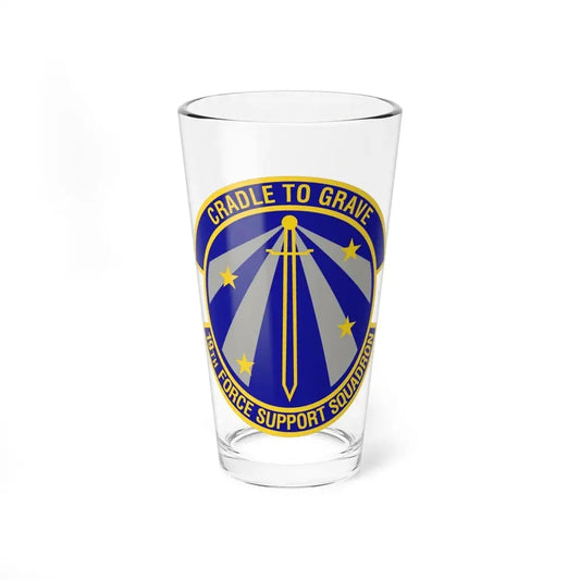 19th Force Support Squadron (U.S. Air Force) Pint Glass 16oz 16oz - Go Mug Yourself