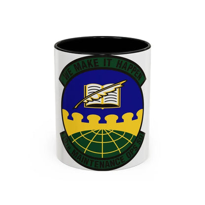 19th Maintenance Operations Squadron (U.S. Air Force) Accent Coffee Mug 11oz Black - Go Mug Yourself