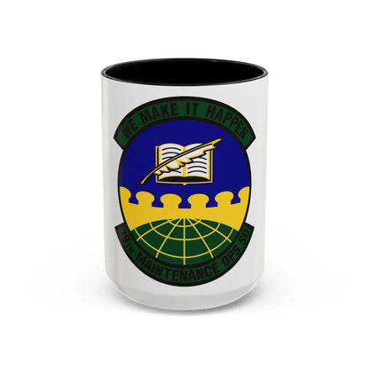 19th Maintenance Operations Squadron (U.S. Air Force) Accent Coffee Mug 15oz Black - Go Mug Yourself