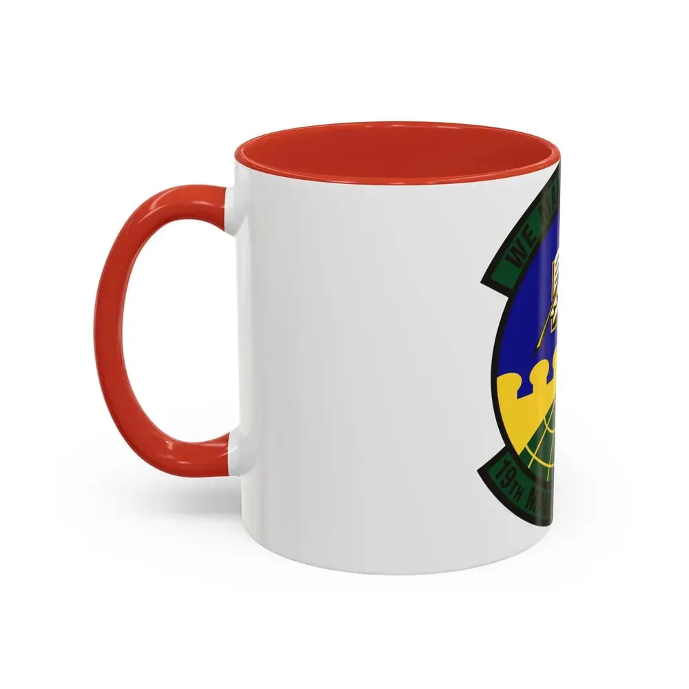 19th Maintenance Operations Squadron (U.S. Air Force) Accent Coffee Mug - Go Mug Yourself
