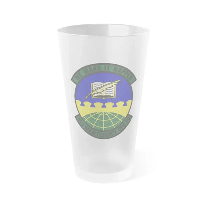 19th Maintenance Operations Squadron (U.S. Air Force) Frosted Pint Glass 16oz 16oz Frosted - Go Mug Yourself
