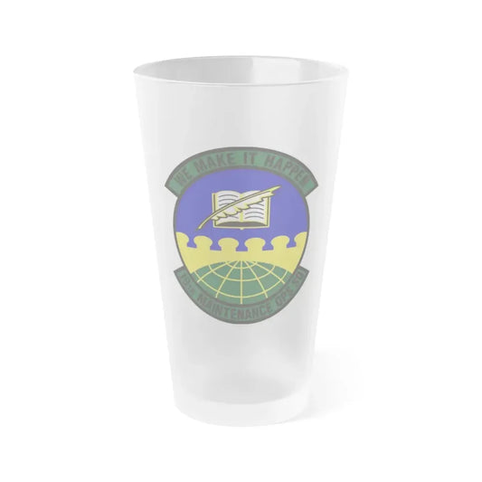 19th Maintenance Operations Squadron (U.S. Air Force) Frosted Pint Glass 16oz 16oz Frosted - Go Mug Yourself