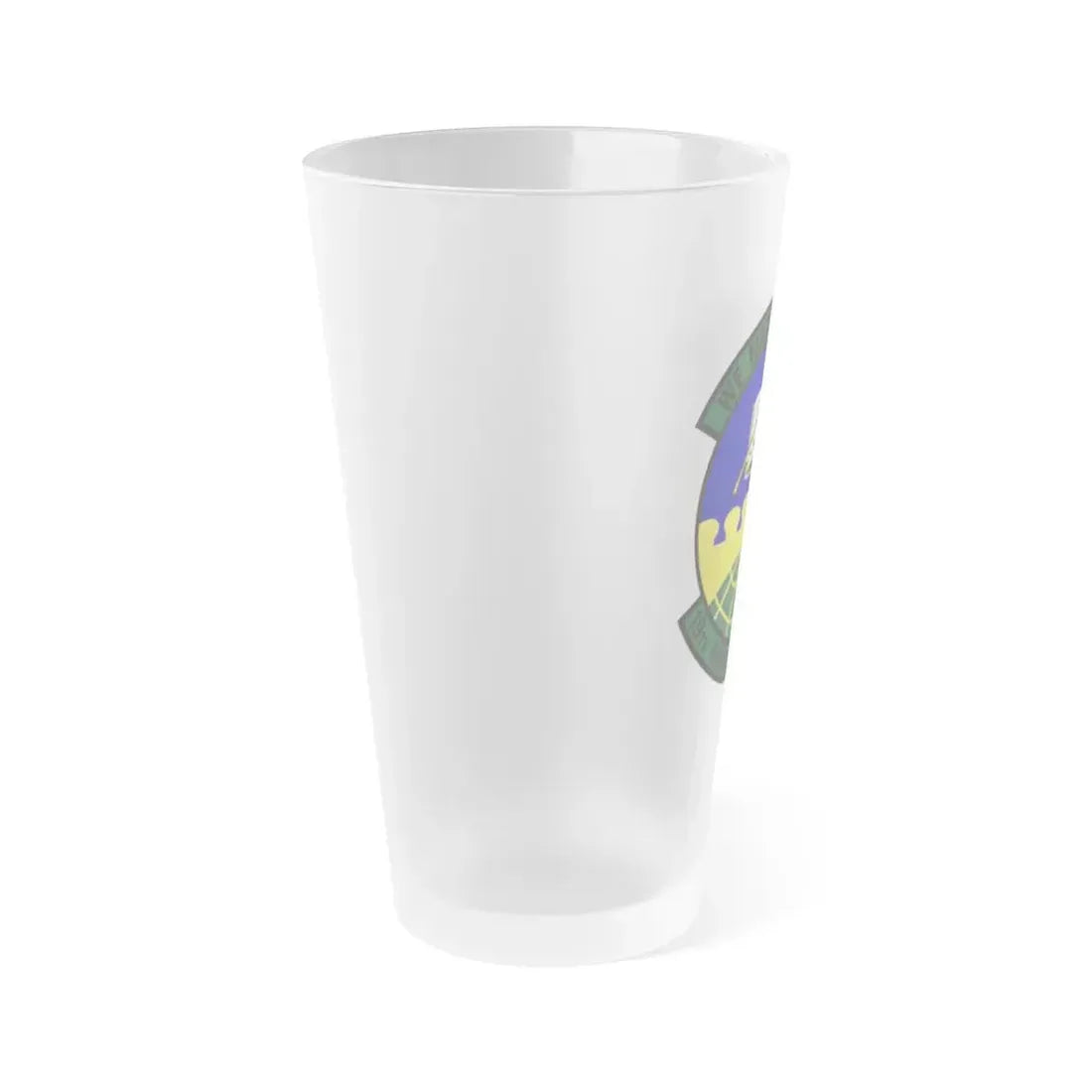 19th Maintenance Operations Squadron (U.S. Air Force) Frosted Pint Glass 16oz - Go Mug Yourself