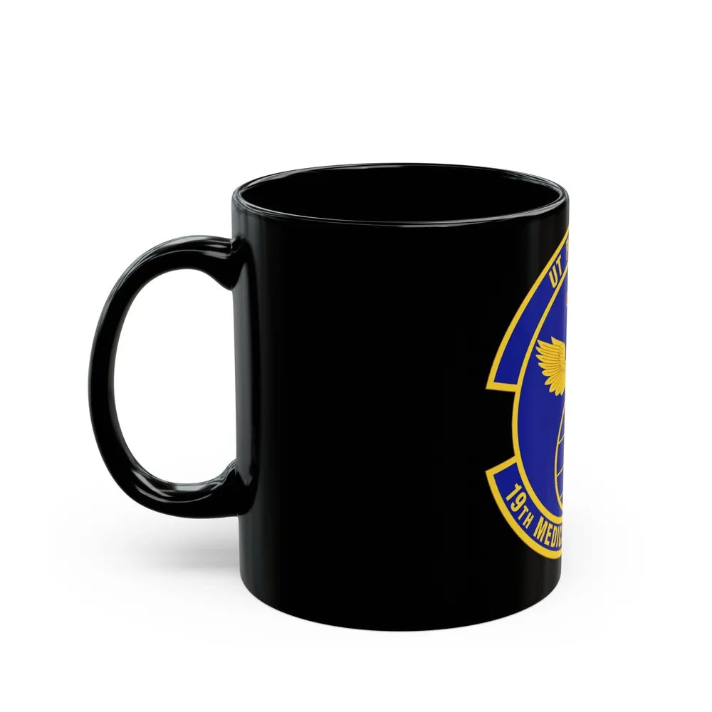 19th Medical Support Squadron (U.S. Air Force) Black Coffee Mug-Go Mug Yourself