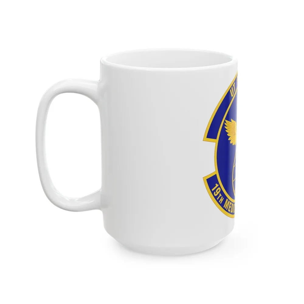 19th Medical Support Squadron (U.S. Air Force) White Coffee Mug-Go Mug Yourself