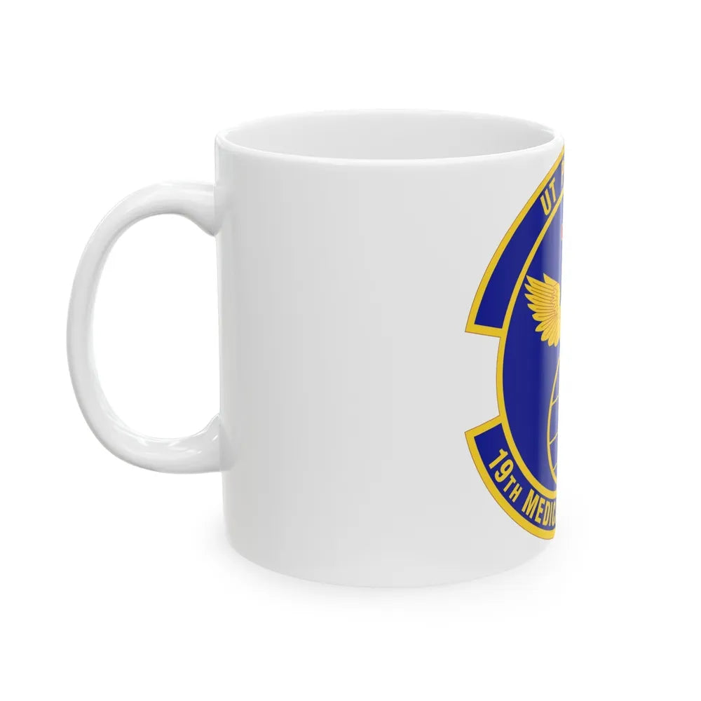 19th Medical Support Squadron (U.S. Air Force) White Coffee Mug-Go Mug Yourself