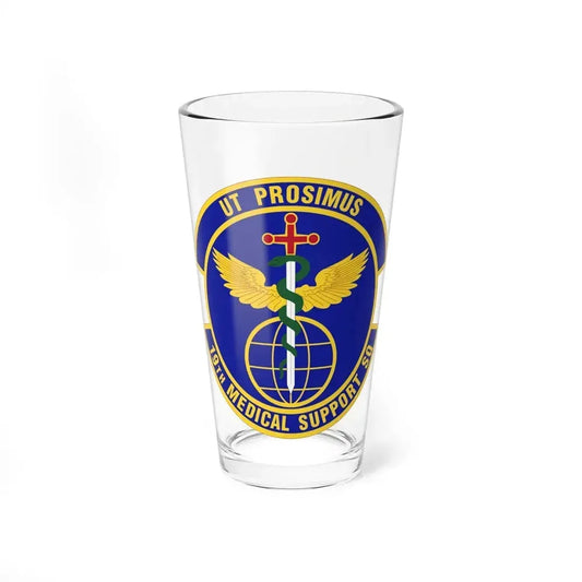 19th Medical Support Squadron (U.S. Air Force) Pint Glass 16oz 16oz - Go Mug Yourself