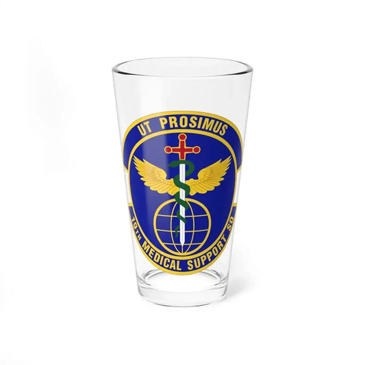 19th Medical Support Squadron (U.S. Air Force) Pint Glass 16oz 16oz - Go Mug Yourself