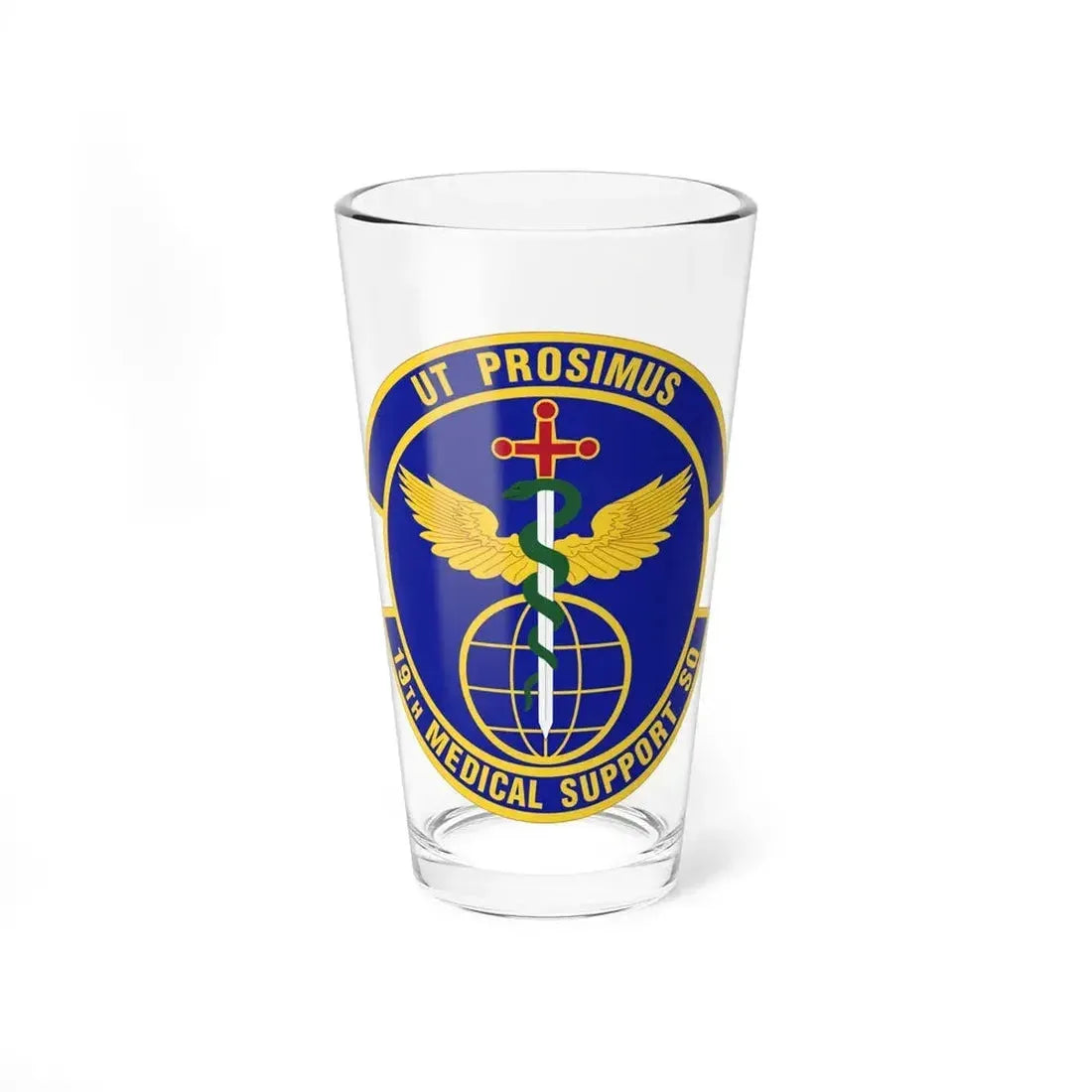 19th Medical Support Squadron (U.S. Air Force) Pint Glass 16oz - Go Mug Yourself