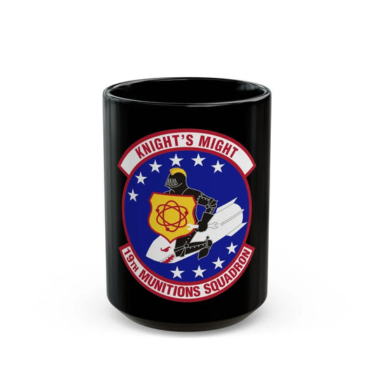 19th Munitions Squadron (U.S. Air Force) Black Coffee Mug-15oz-Go Mug Yourself