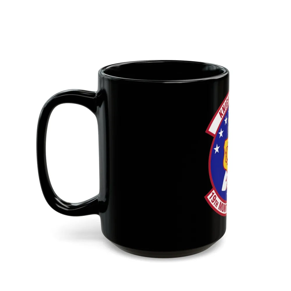 19th Munitions Squadron (U.S. Air Force) Black Coffee Mug-Go Mug Yourself