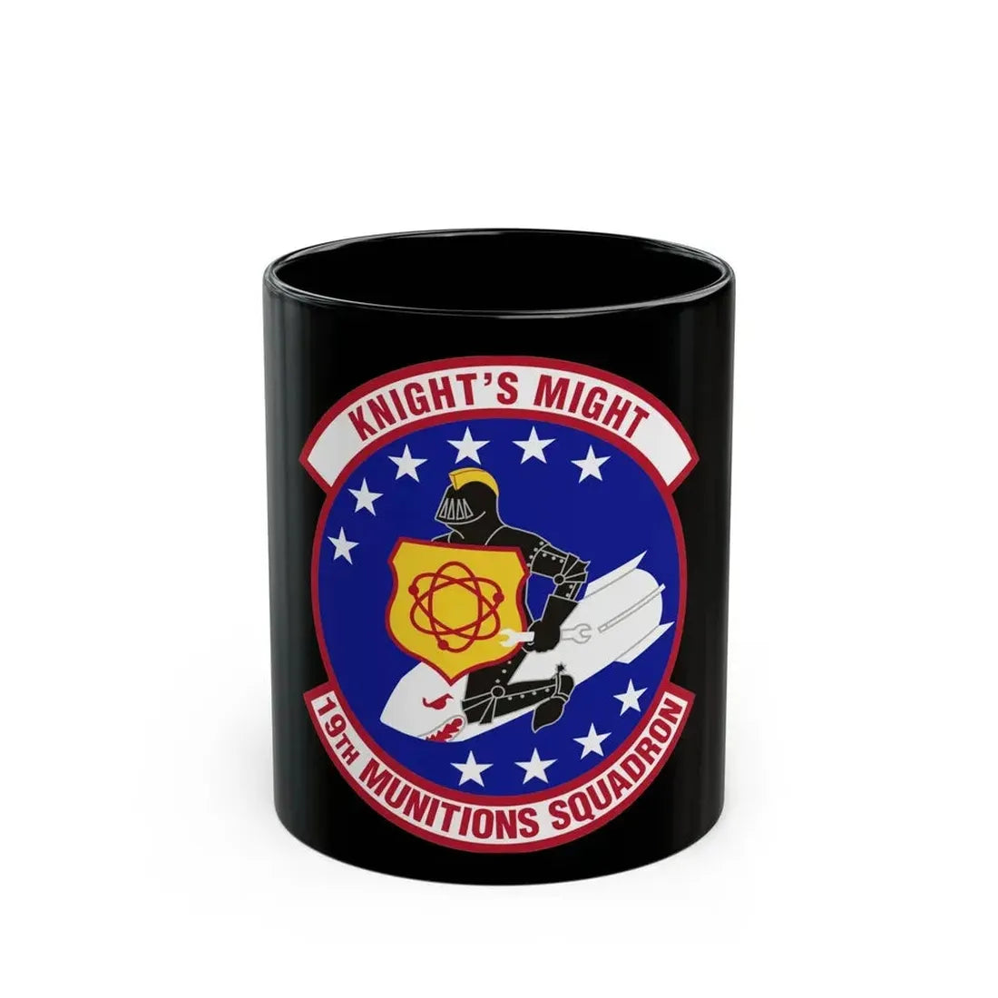 19th Munitions Squadron (U.S. Air Force) Black Coffee Mug 11oz - Go Mug Yourself
